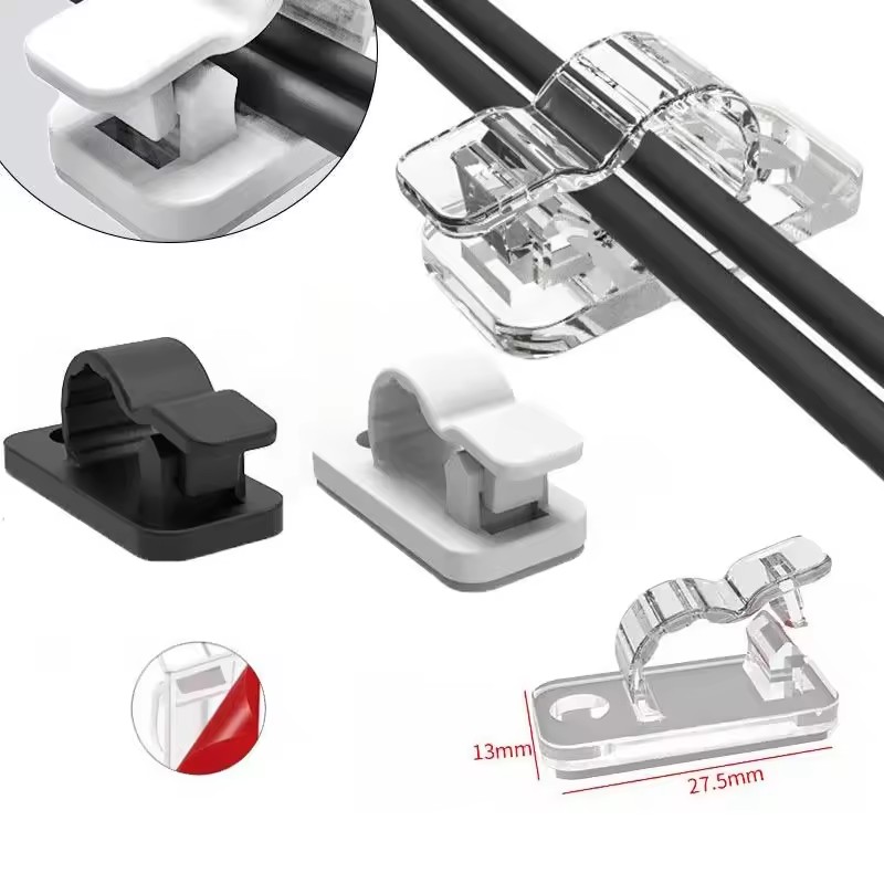 Cable Organizer - مشابك كابلات ذاتية اللصق لتنظيم الأسلاك