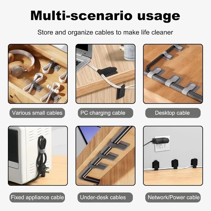 أربطة كابلات قابلة لإعادة الاس - مراجعة Cable Organizer وسعره