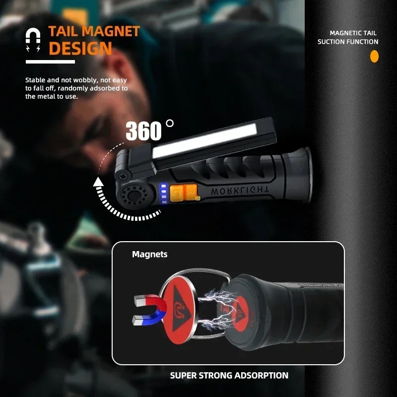 المحمولة COB مصباح ليد جيب USB - مراجعة Power Bank وسعره