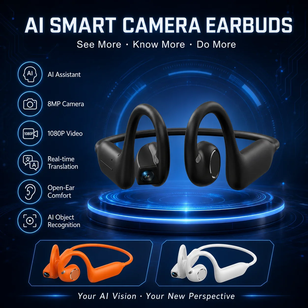 سماعات أذن ذكية بتقنية الذكاء  - مراجعة Headphones Wireless وسعره