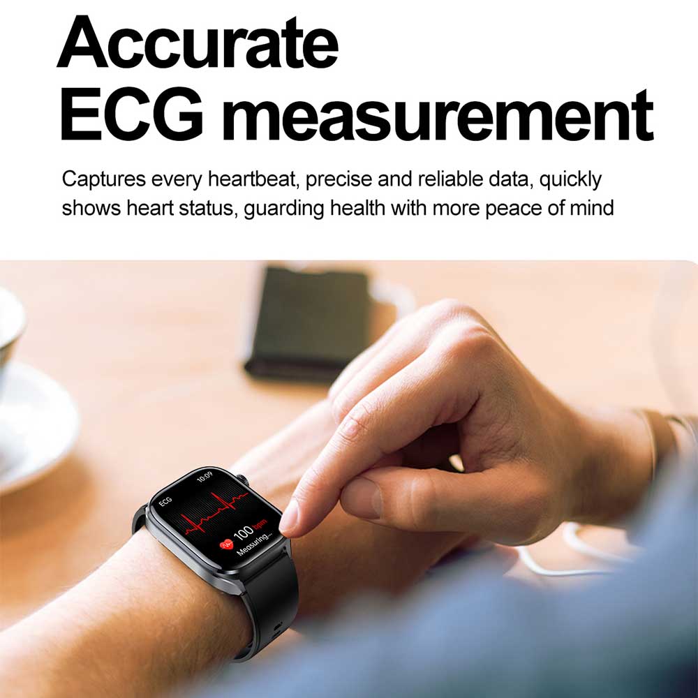 ساعة ذكية 2026 بشعار مخصص للبي - مراجعة Smart Watch وسعره