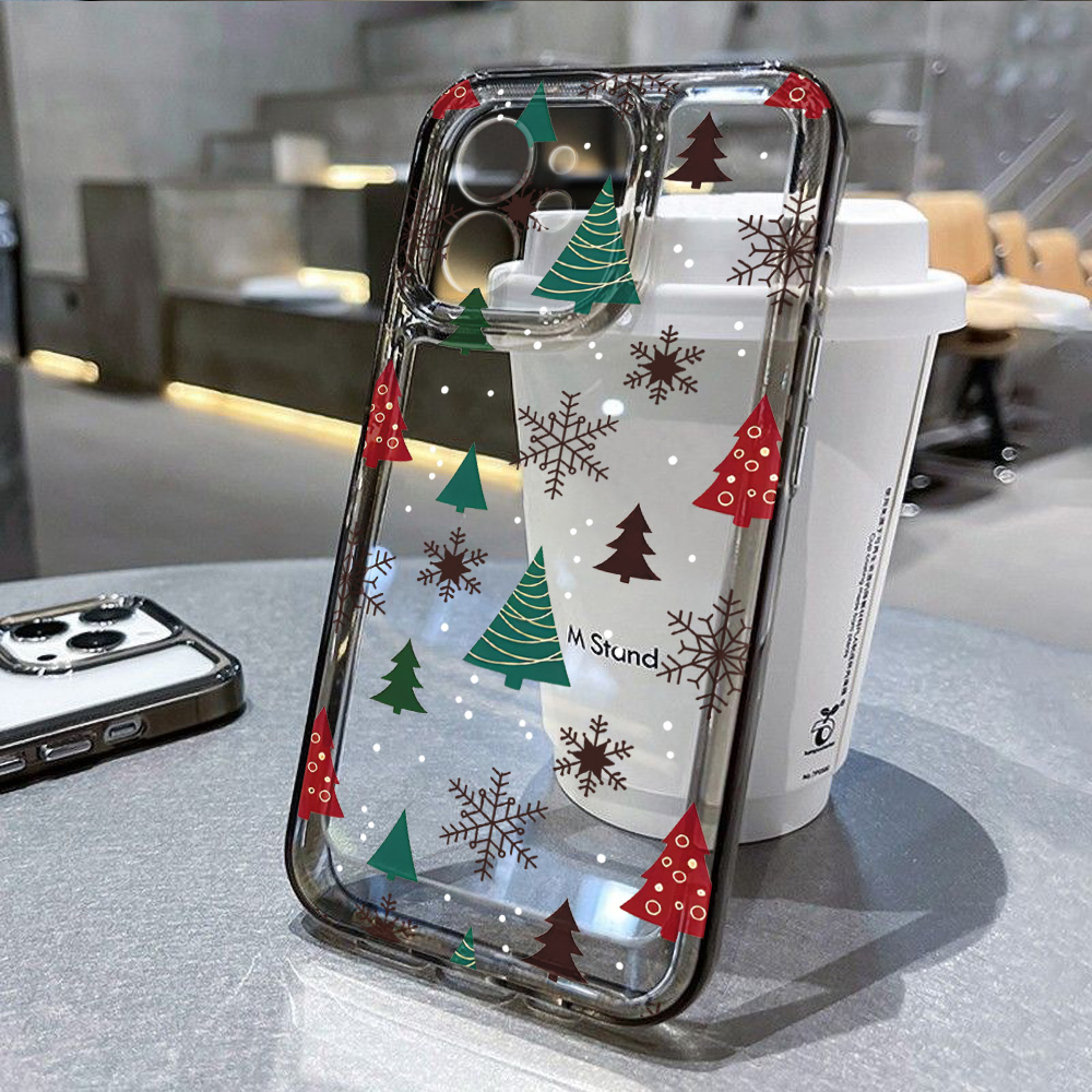 غطاء هاتف شفاف بتصميم شجرة عيد - مراجعة Usb Charger وسعره