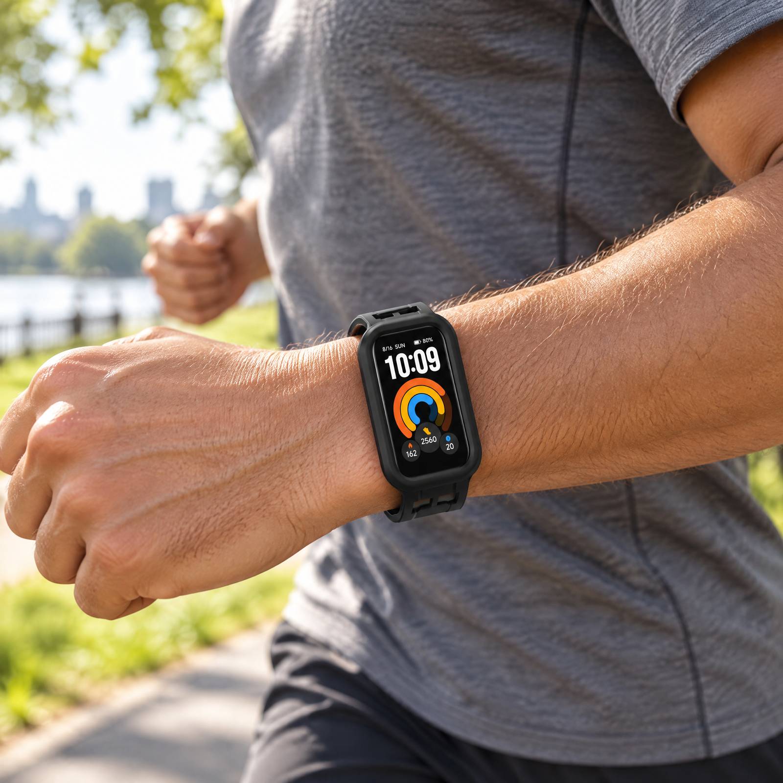 غطاء نحيف من البولي كربونات قا - مراجعة Smart Watch وسعره