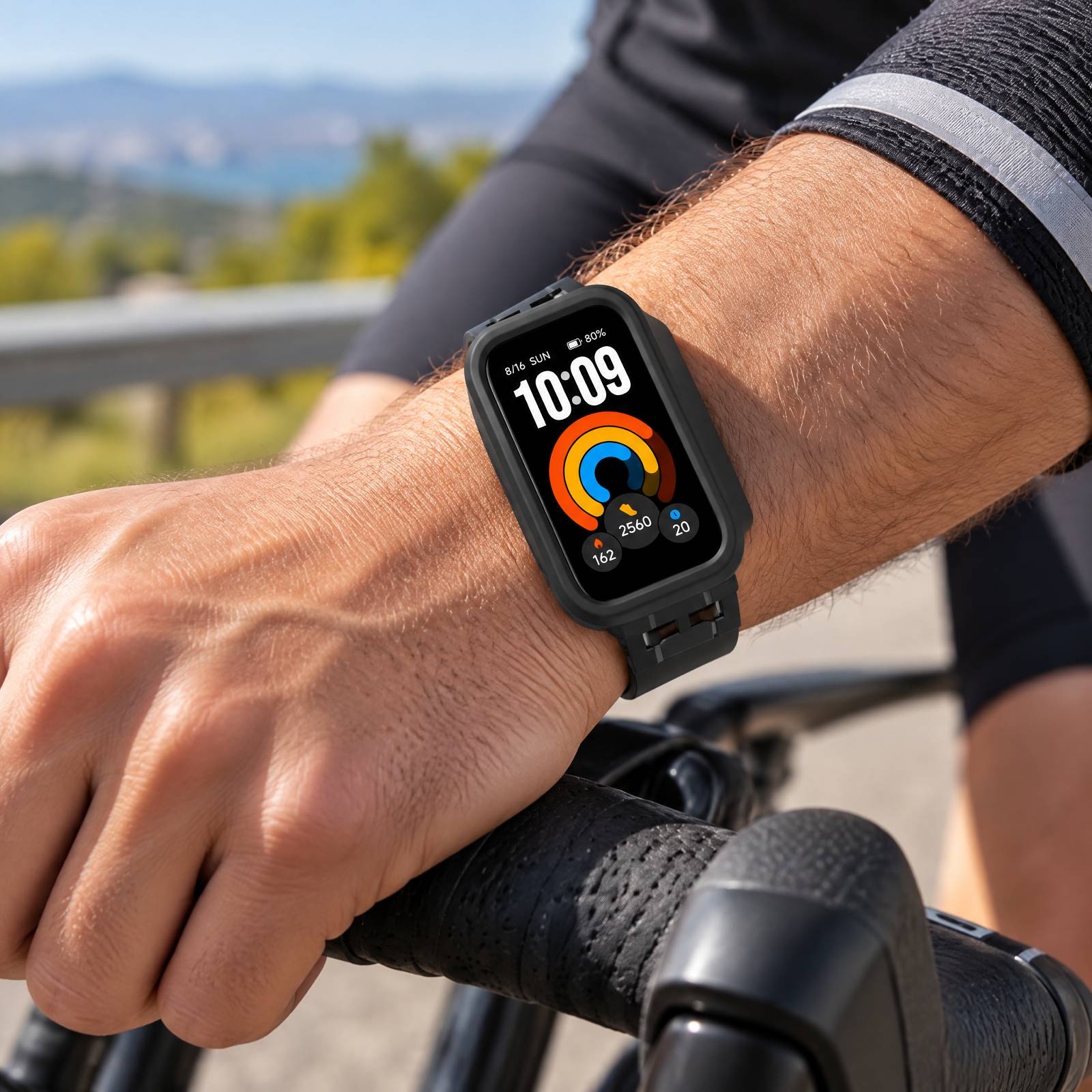 غطاء نحيف من البولي كربونات قا - مراجعة Smart Watch وسعره