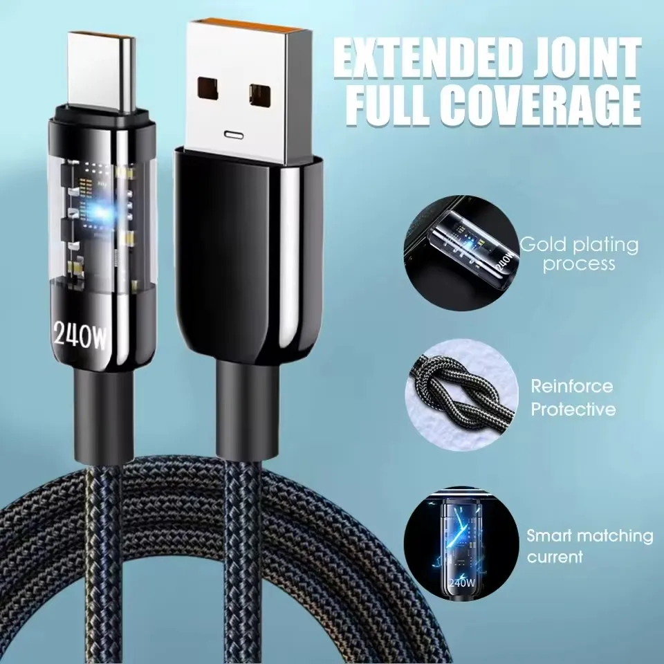 كابل شحن فائق السرعة بقوة 240  - مراجعة Usb Charger وسعره