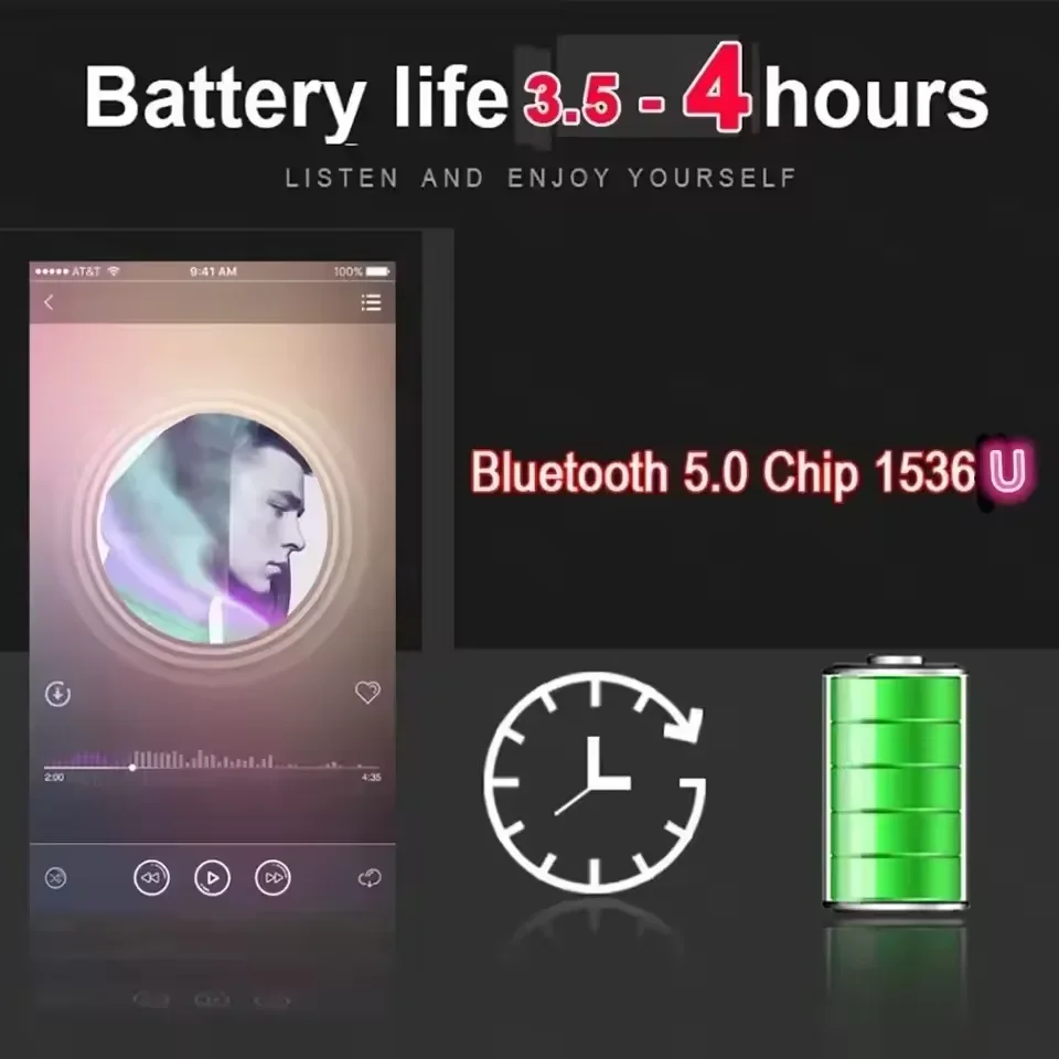 سماعات أذن لاسلكية Air Por 5 ا - مراجعة Headphones Wireless وسعره
